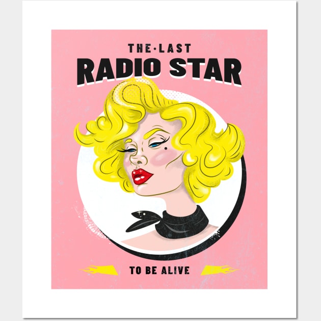 The Last Radio Star Wall Art by AladdinHub